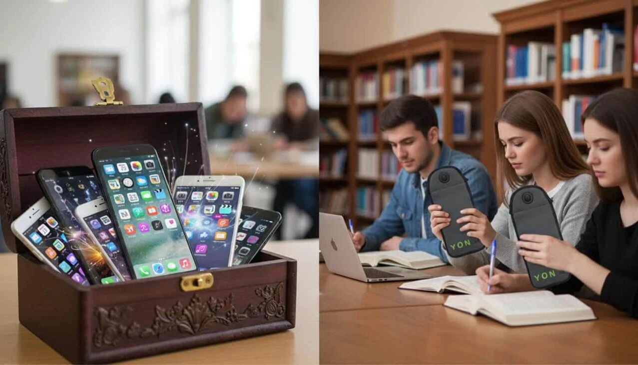 Сравнение на Фарадей калъфи и кутии за телефони за блокиране на сигнали в училища