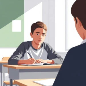 Ученици концентрирани по време на урок